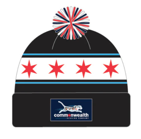 Commonwealth Chicago Flag Pom Beanie 6 Colors