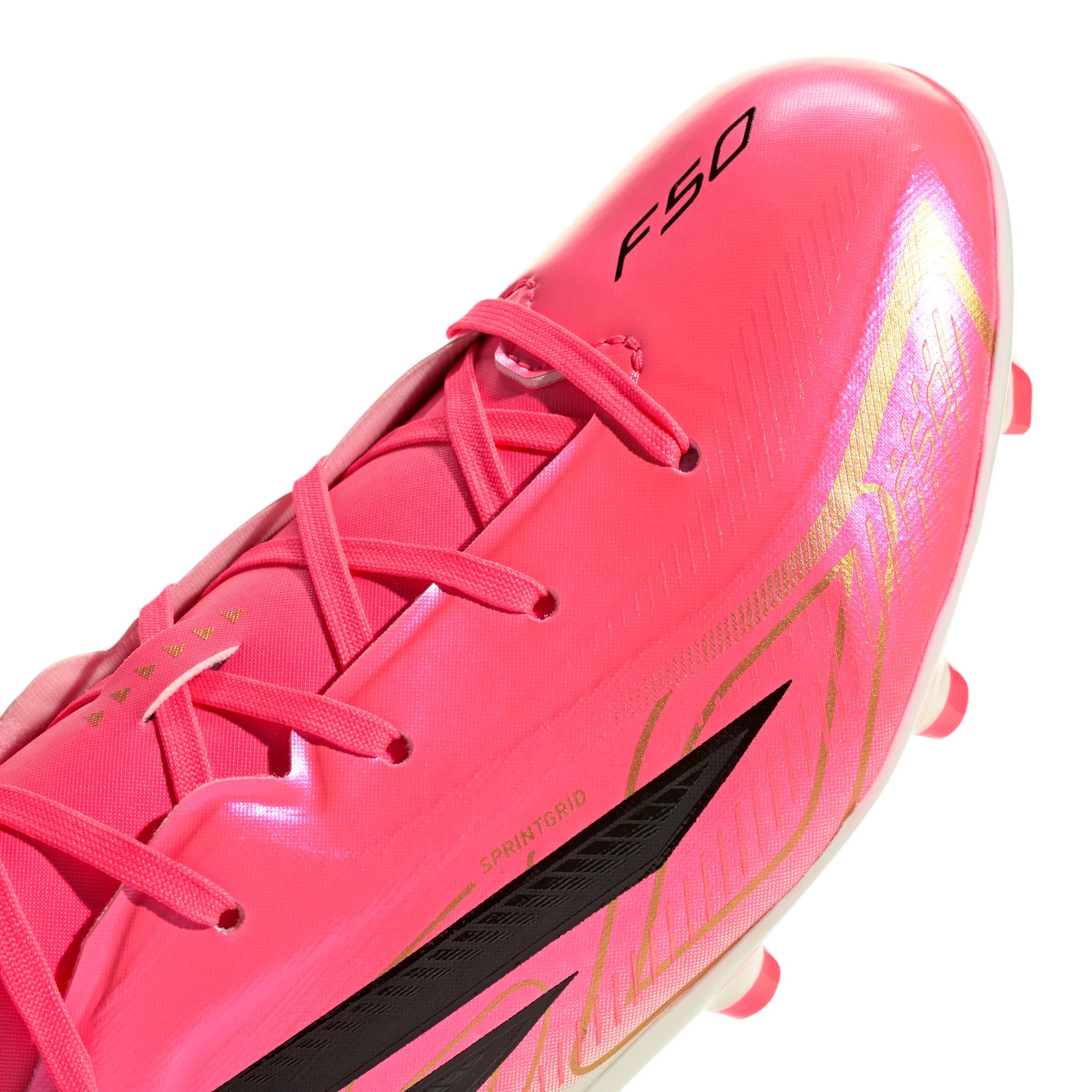 adidas F50 Hyperfast League Firm Ground Youth Soccer Cleats Turquesa Black Gold