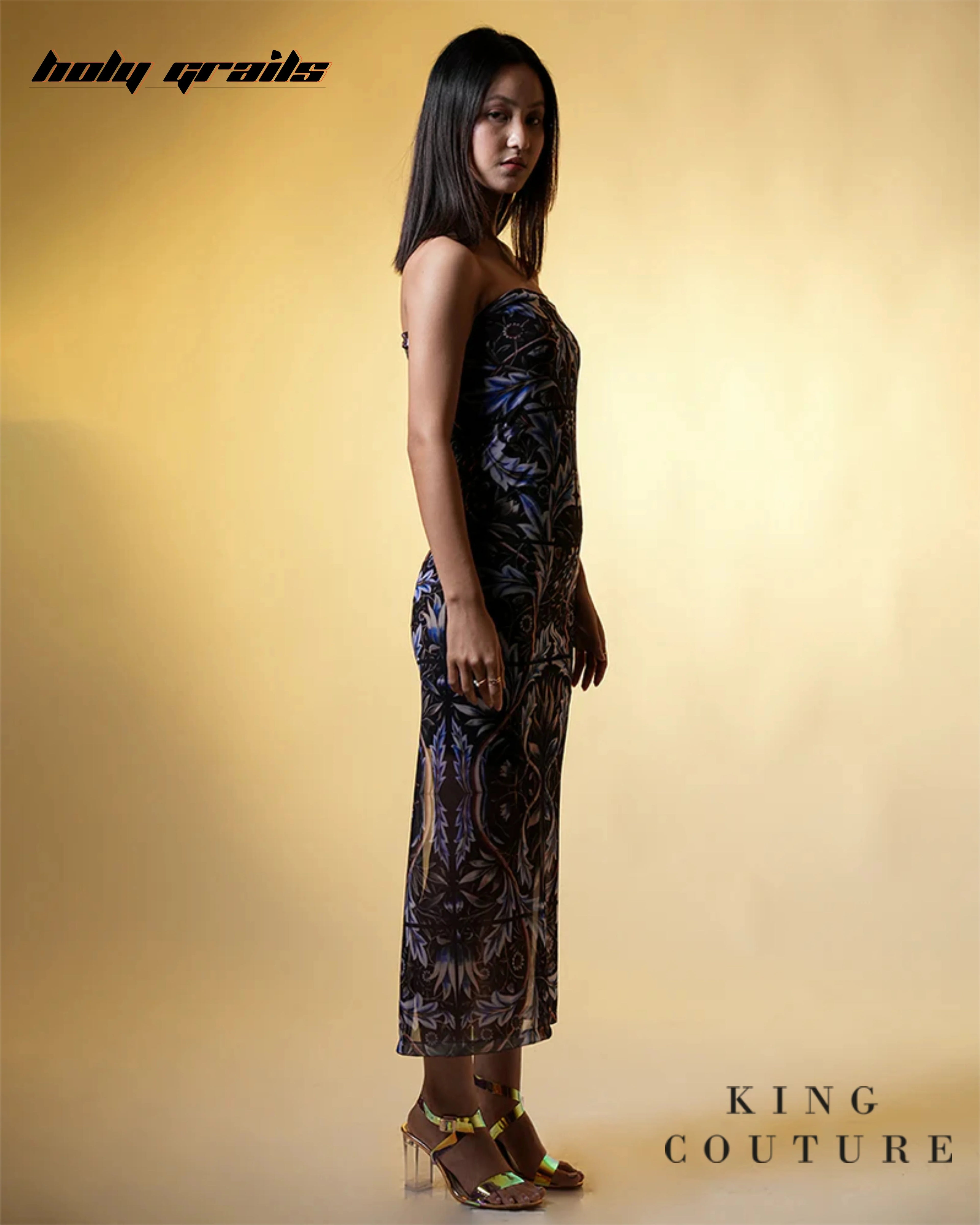 Blue Tulip Full Piece Dress HG x King Couture
