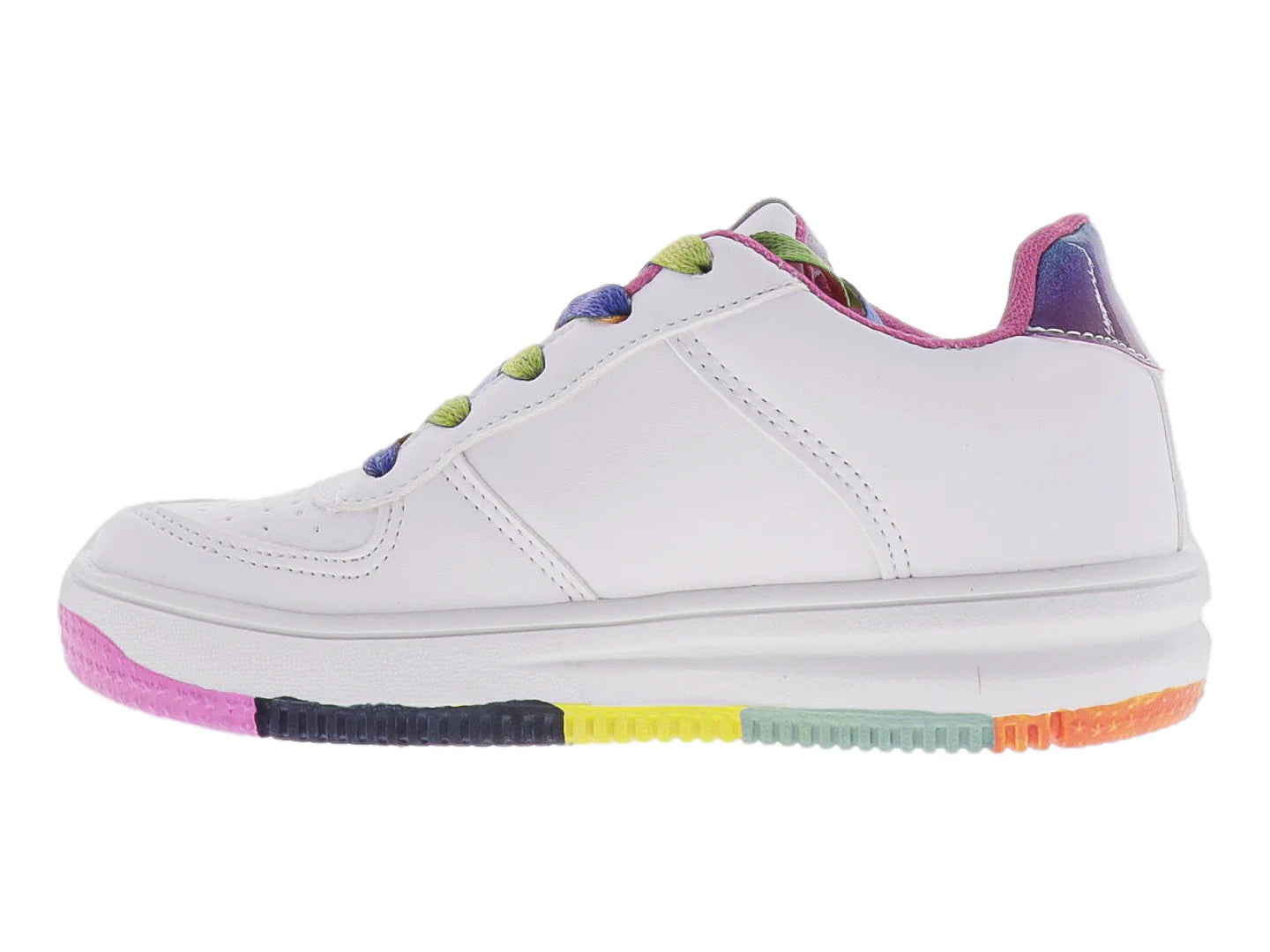 Tenis GOSH Blanco y Fucsia para Niña