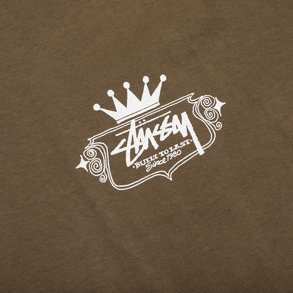 Built To Last Pig Dyed Tee Brown