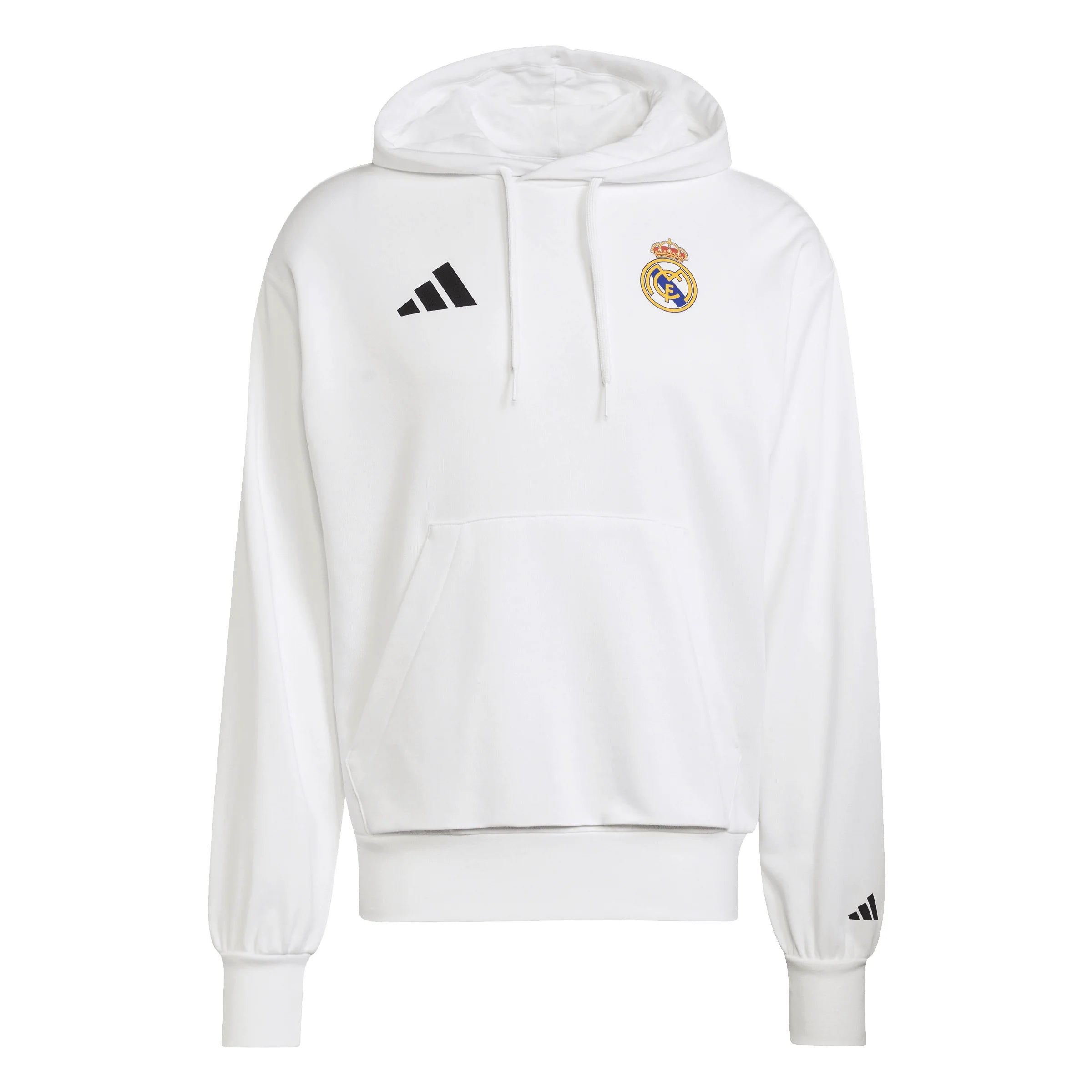 adidas Real Madrid Avengers Mens Soccer Hoodie White