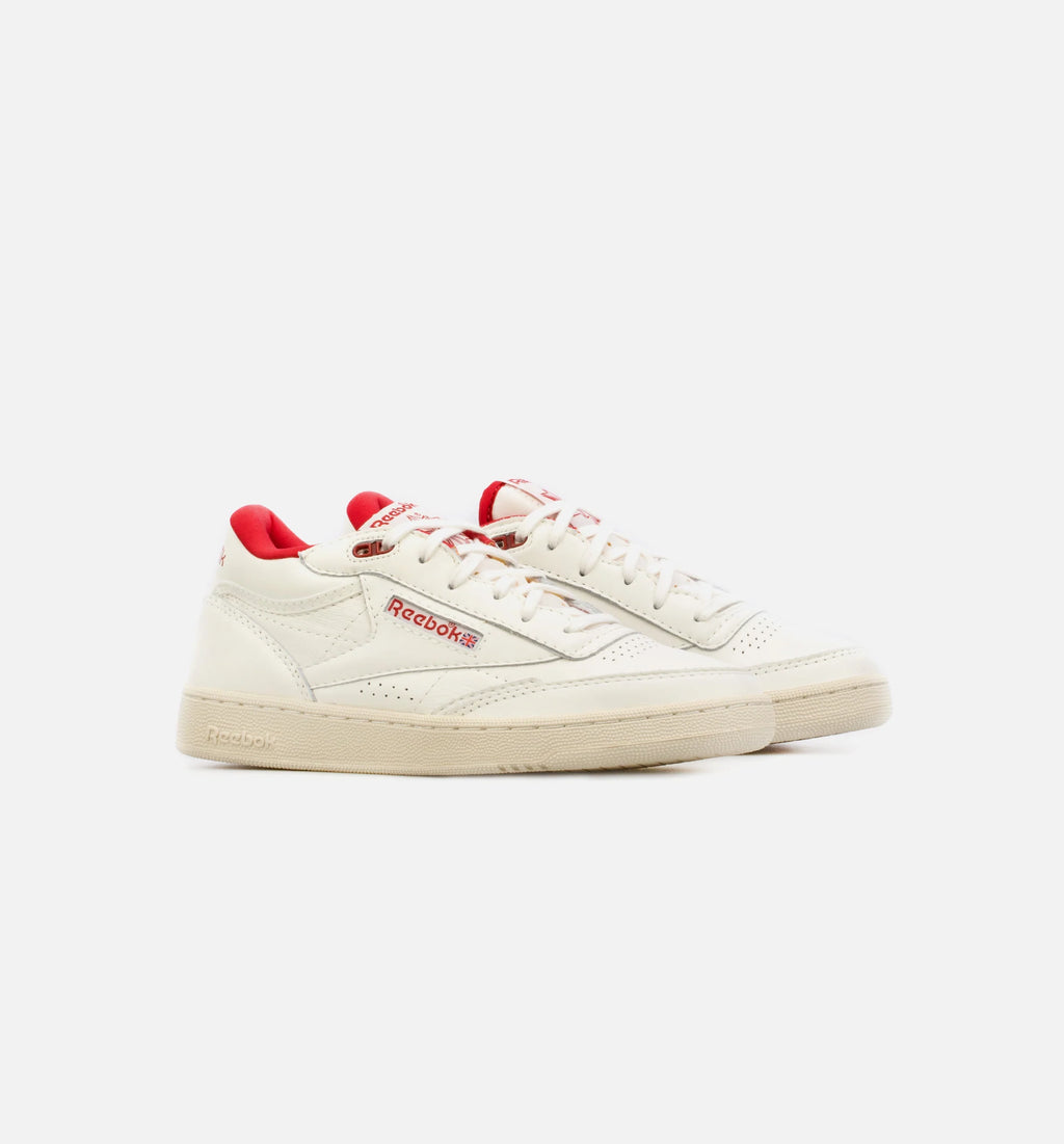 Club C Mid II Vintage Mens Lifestyle Shoe White Red