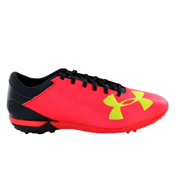 Under Armour Spotlight TF Soccer Cleats Red Black Yellow