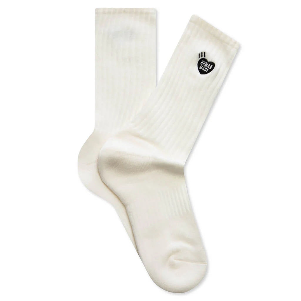 Pile Socks White