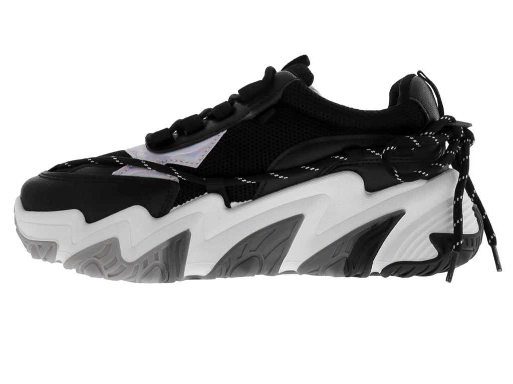 Tenis ATOK Negro con Blanco para Mujer
