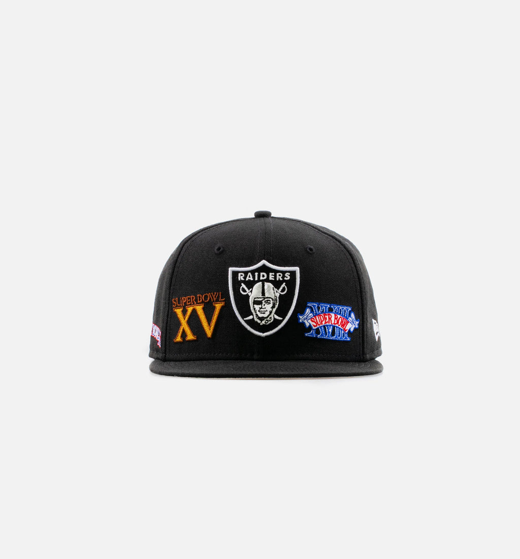 Las Vegas Raiders Super Bowl 59Fifty Mens Hat Black