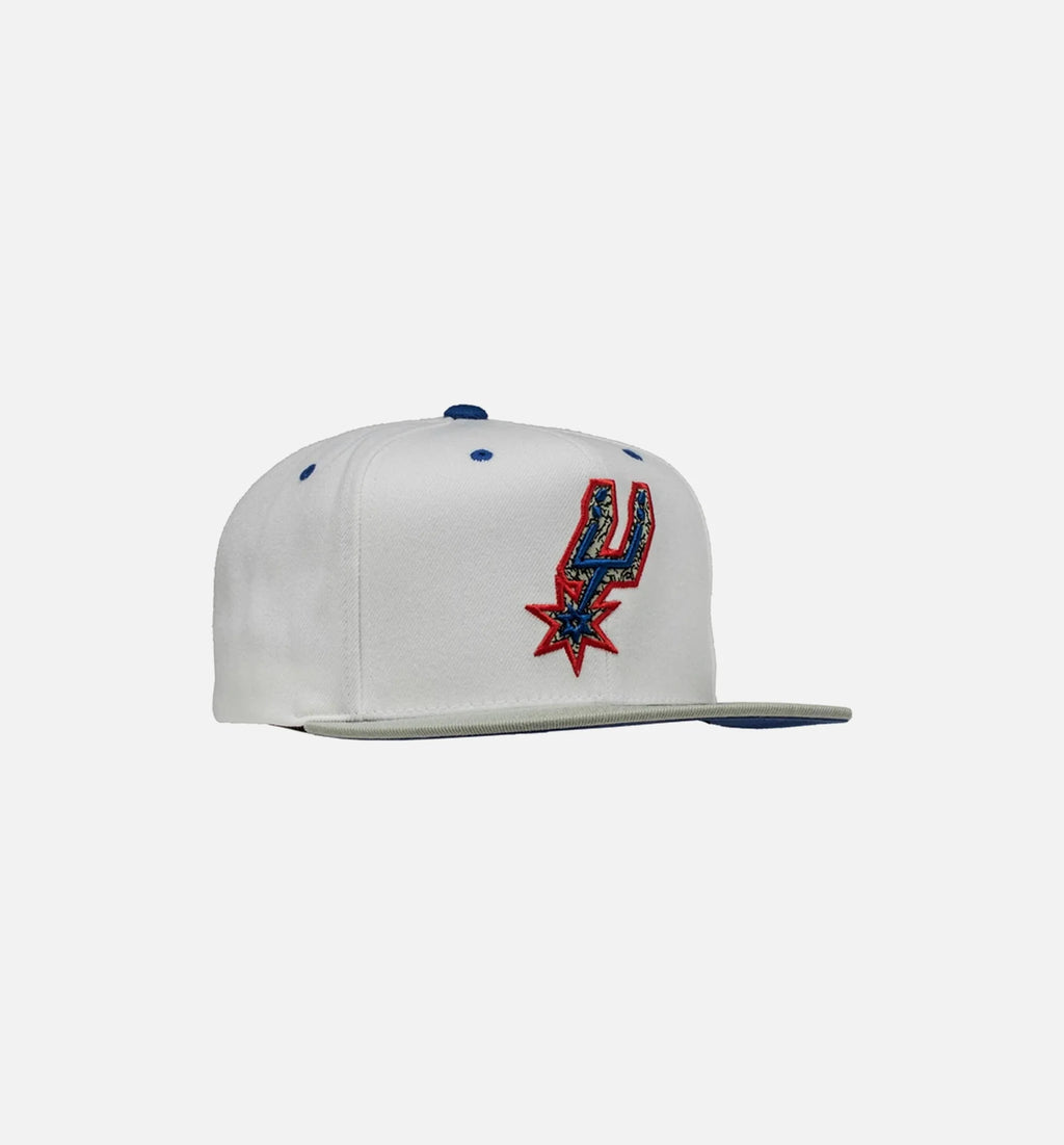 San Antonio Spurs NBA 88 Snapback Hat Mens White Red