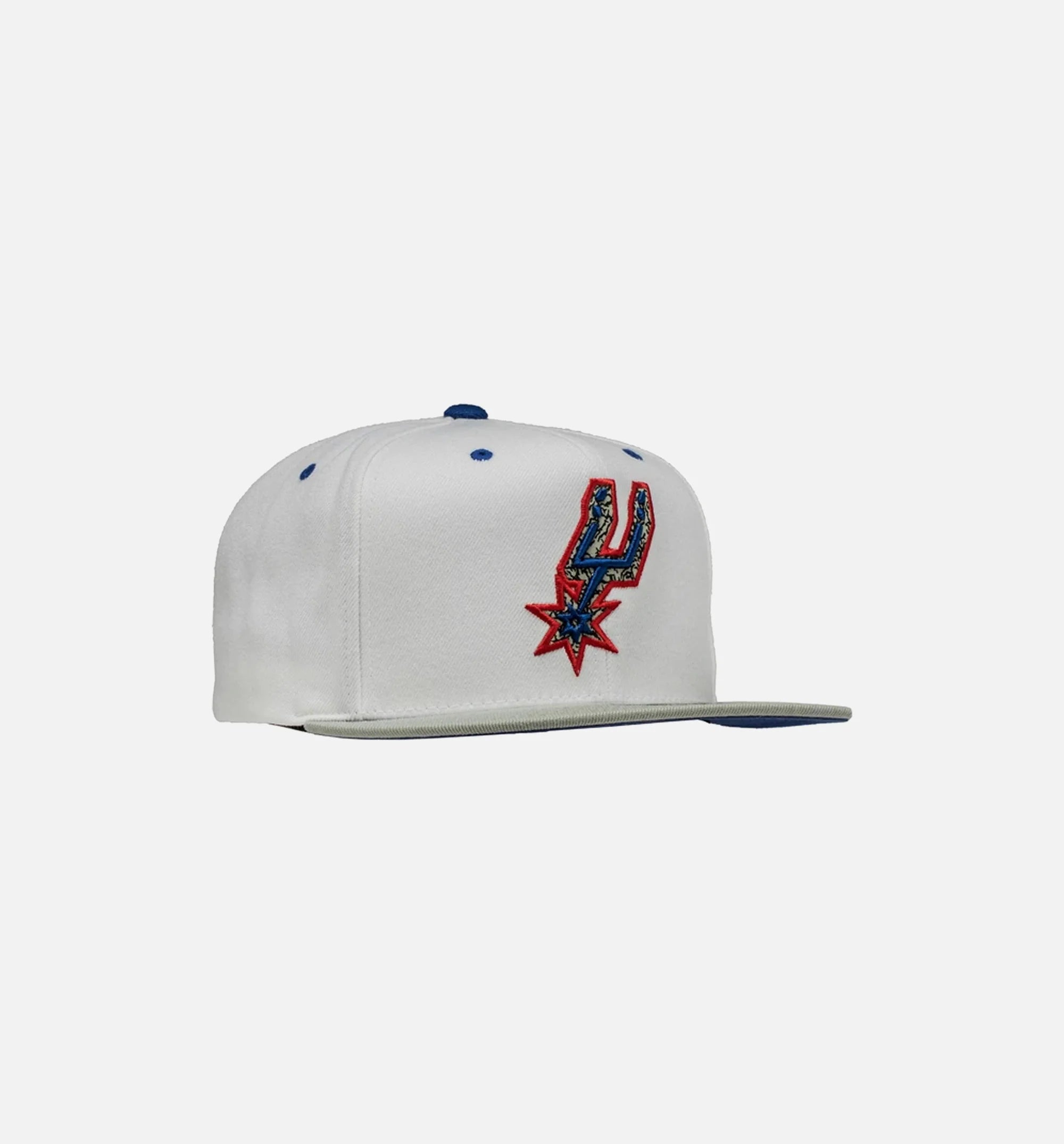 San Antonio Spurs NBA 88 Snapback Hat Mens White Red