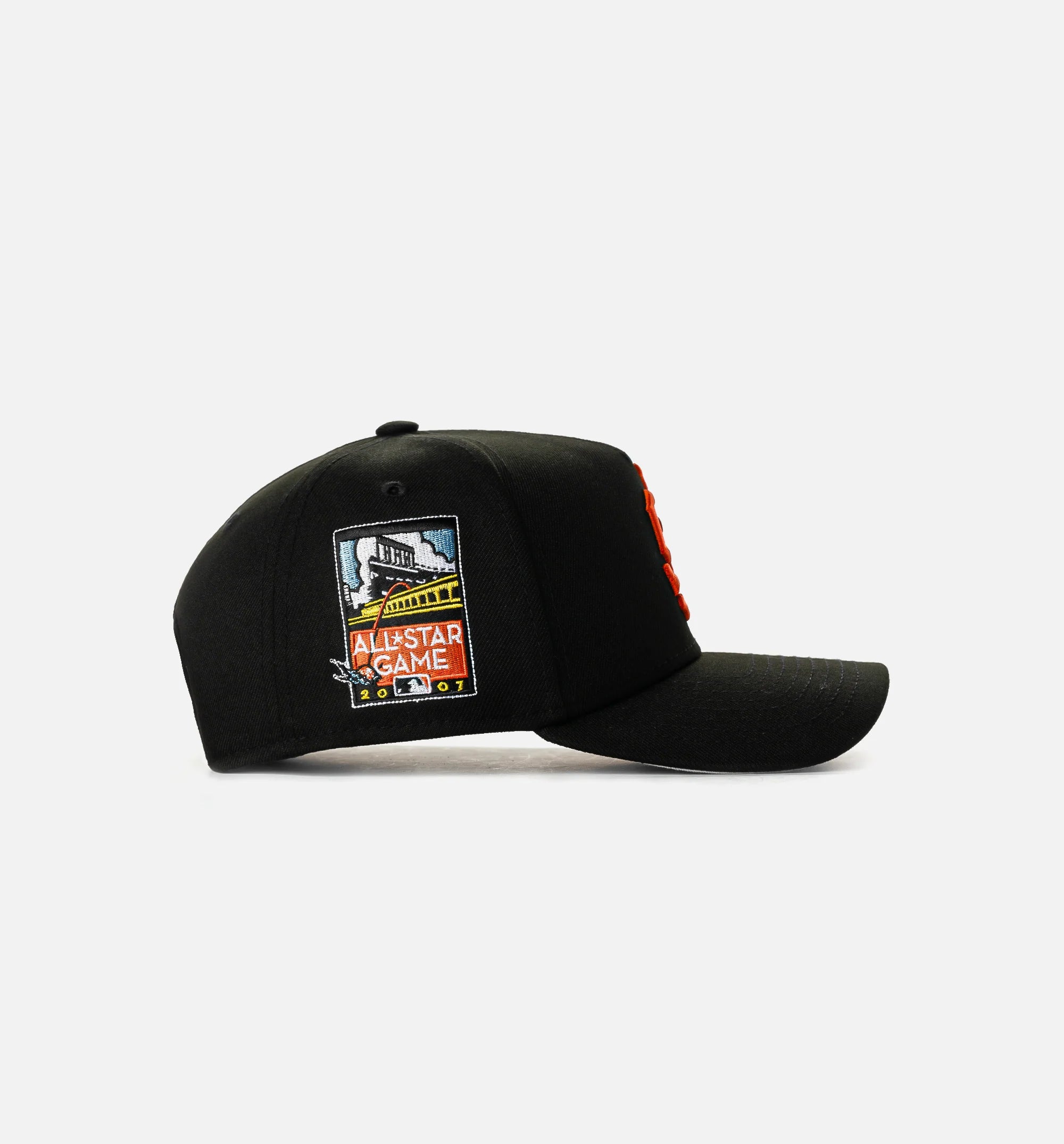San Francisco Giants Upside Down 950AF Snapback Mens Hat Black Orange