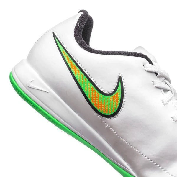 Nike JR Magista Onda IC Indoor Soccer Shoes White Black Total Orange