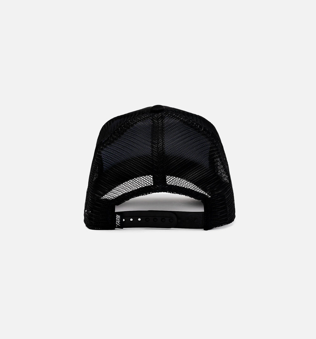 The Panther Trucker Mens Hat Black