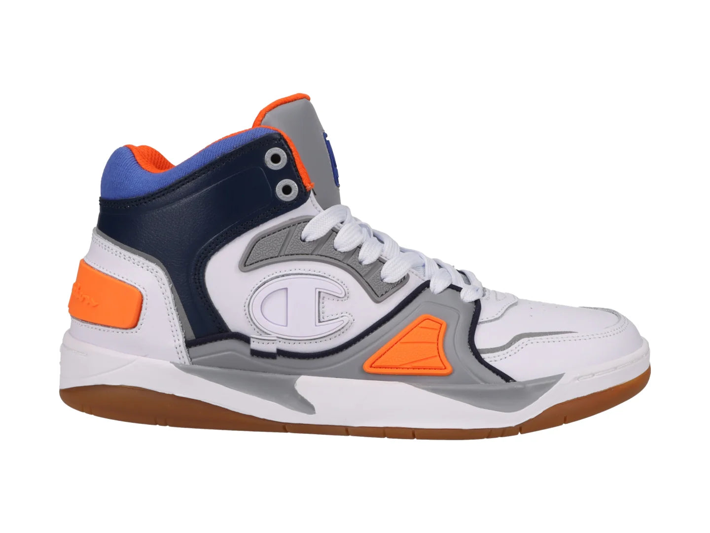 Tenis Champion Rezone Drill Blanco Gris y Marino para Hombre