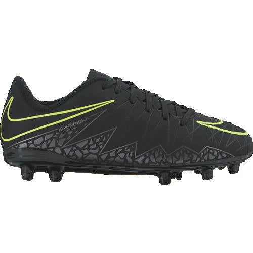 Nike JR Hypervenom Phelon II FG Soccer Cleats Black Volt