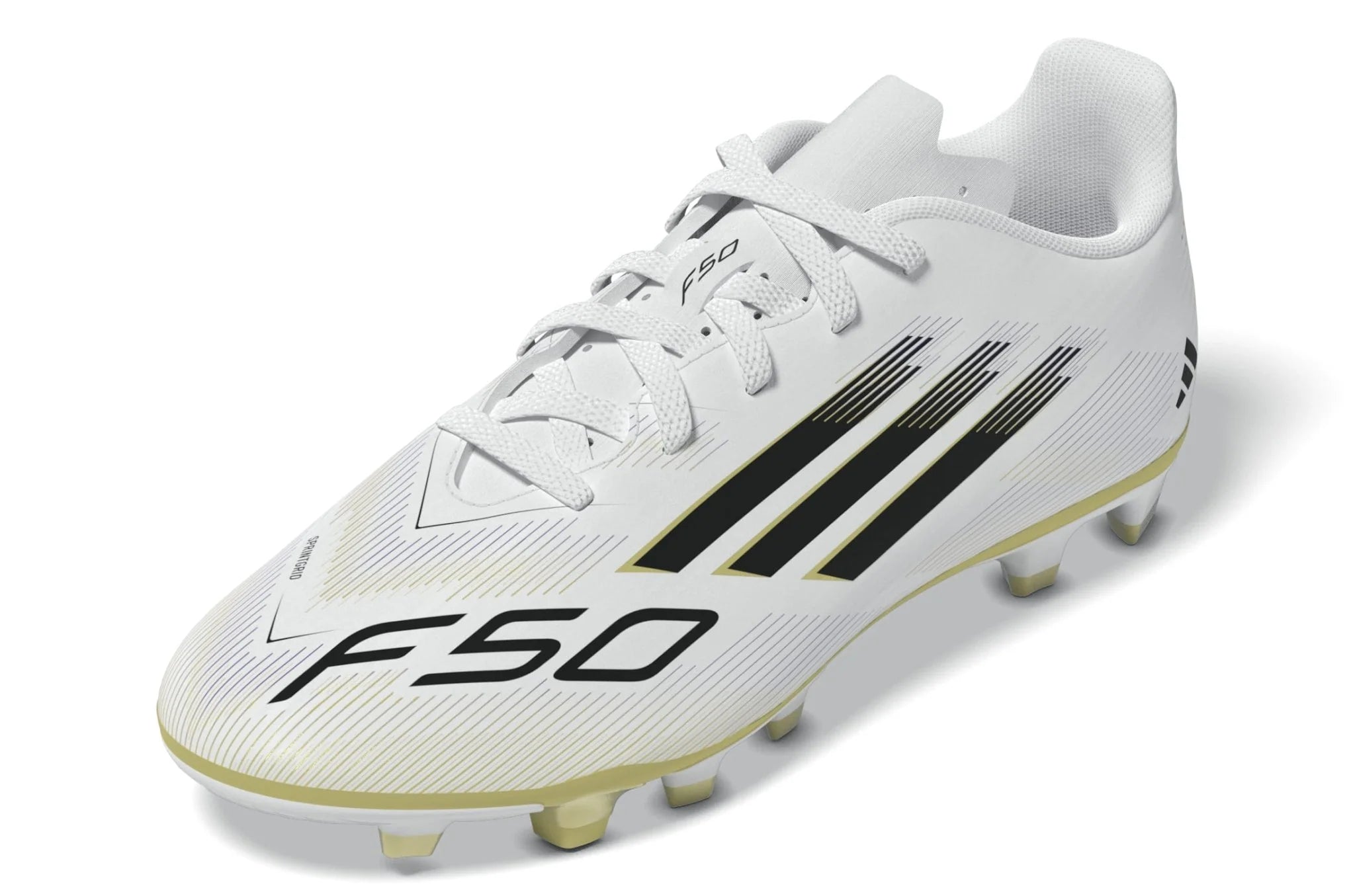 adidas F50 Club Firm Multi Ground Boots Kids White Black