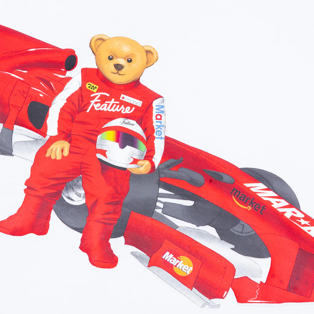 Feature x Market Formula Bear T Shirt White
