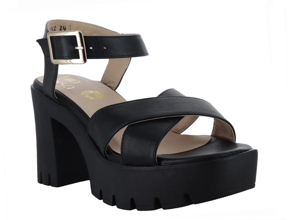 Sandalias Luna Rosa Plataforma Negro