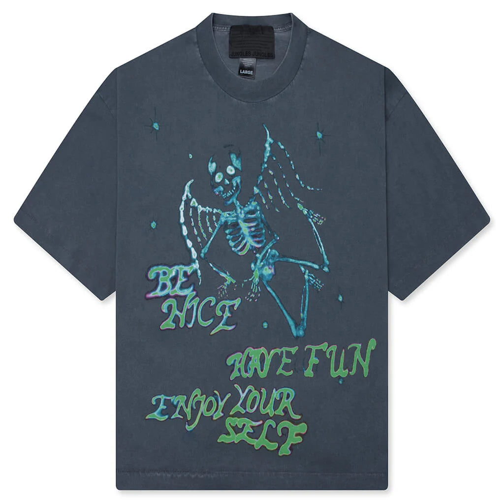 Enjoy Yourself Tee Vintage Blue