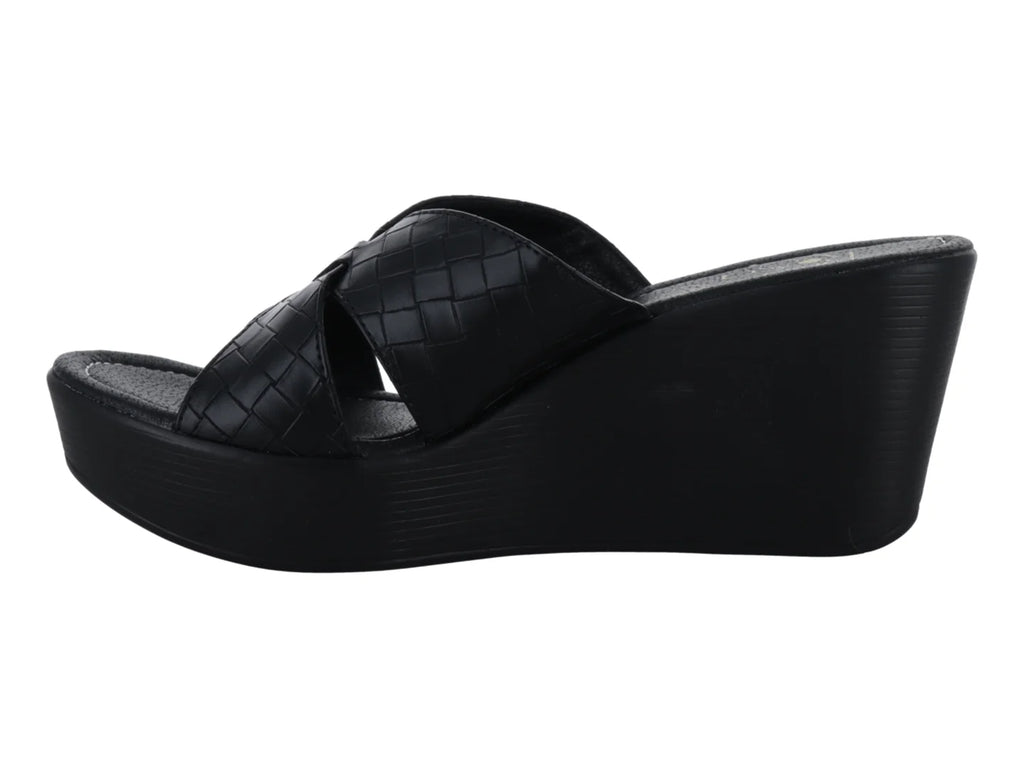 Sandalias Luna Rosa Negro para Mujer