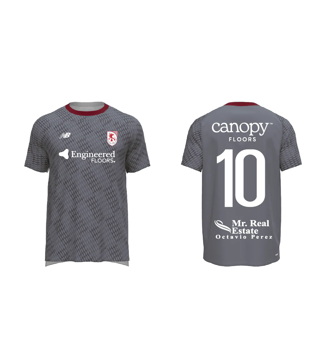 NGSA NB Net SS Goalkeeper Jersey Grey Red