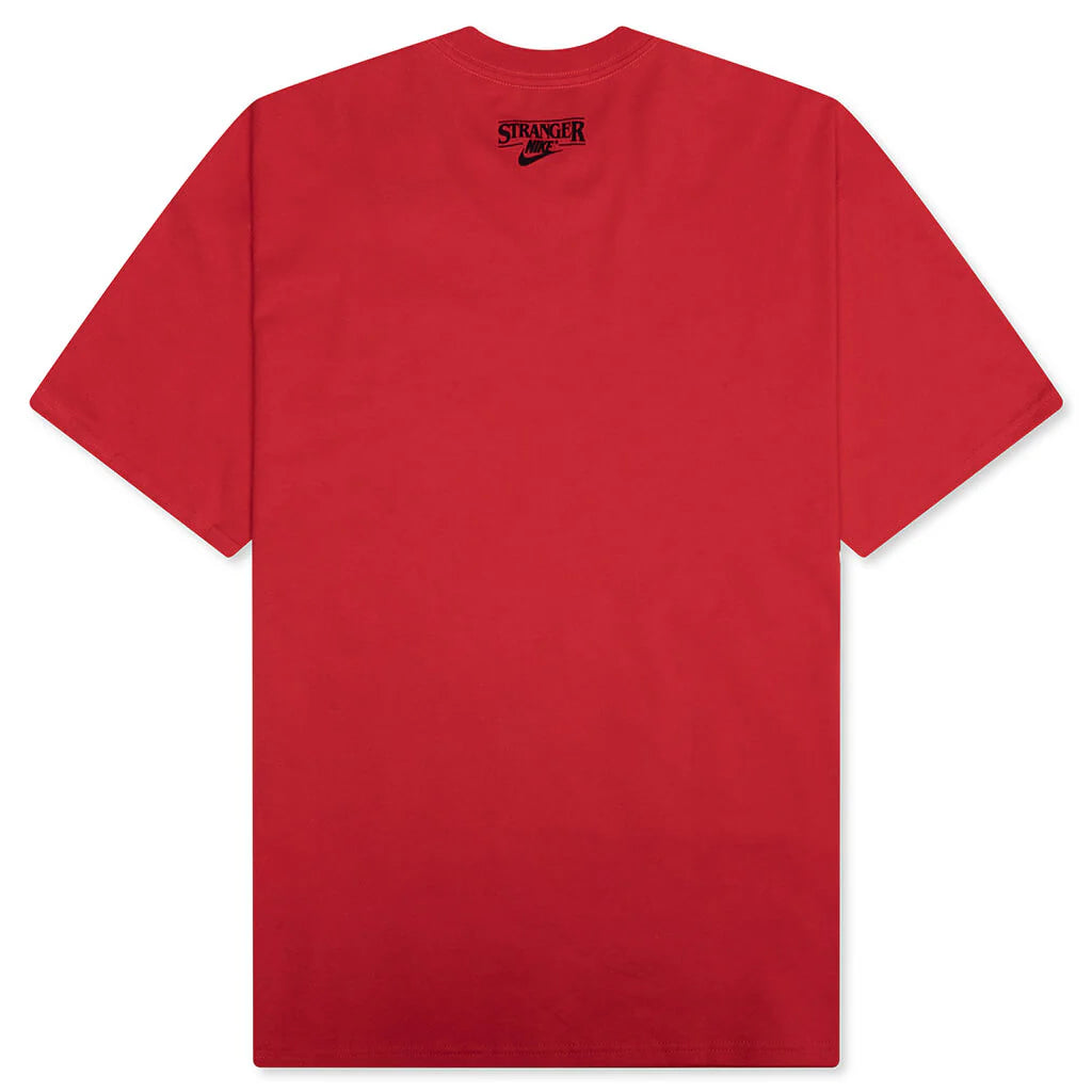 Nike x Stranger Things Max90 Tee University Red Black