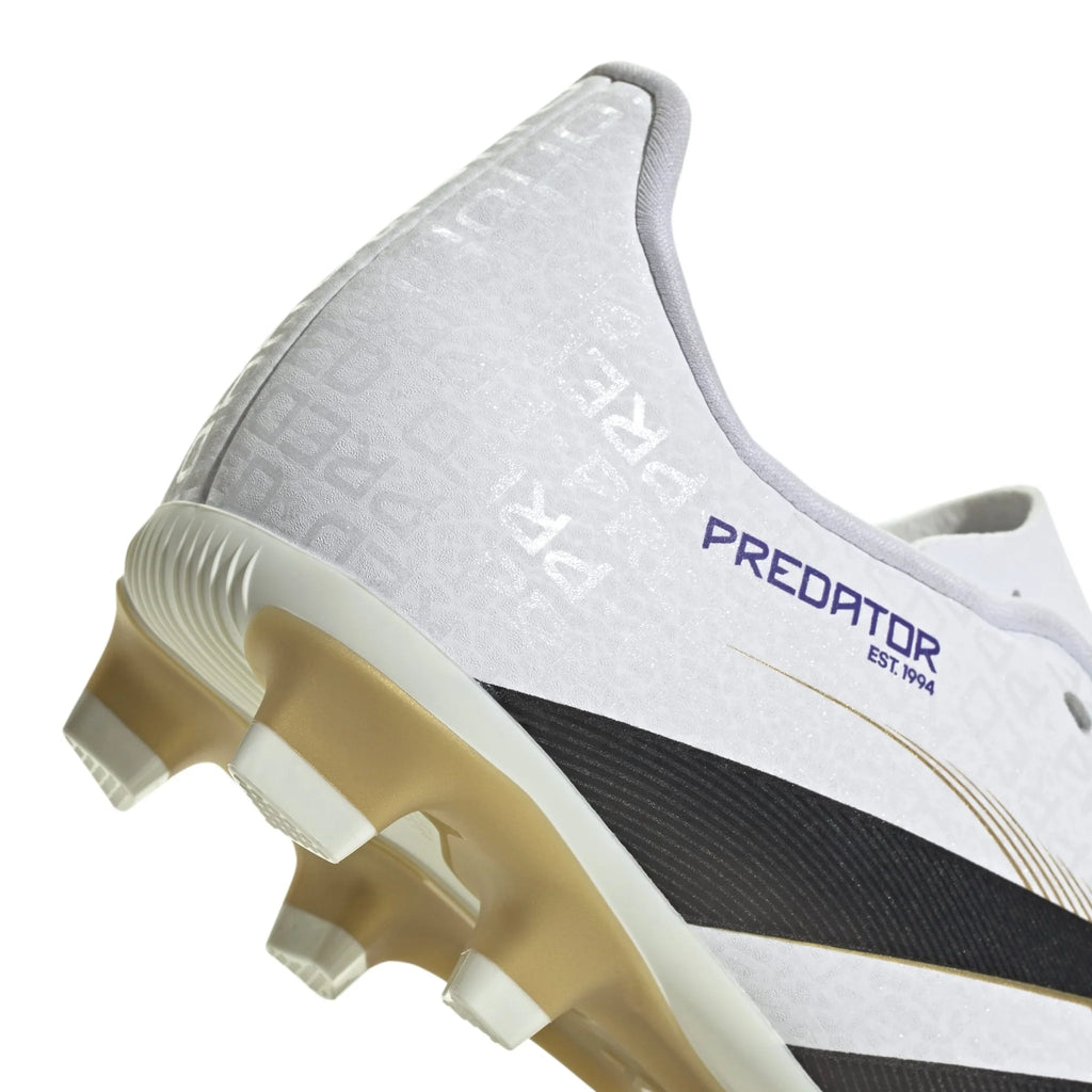 adidas Predator Club Firm Multi Ground Boots Kids White Black