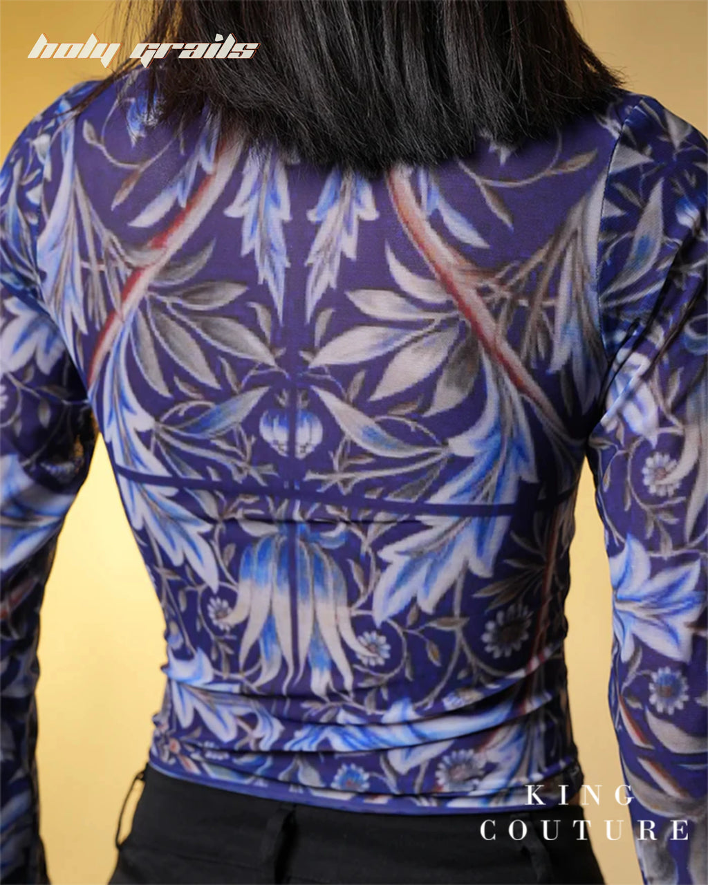 Blue Tulip Full Sleeve Top HG x King Couture