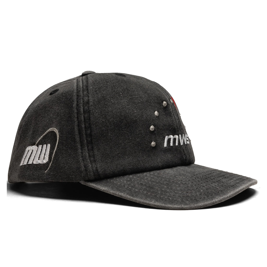Tour Sponsor 6 Panel Strapback Hat Black