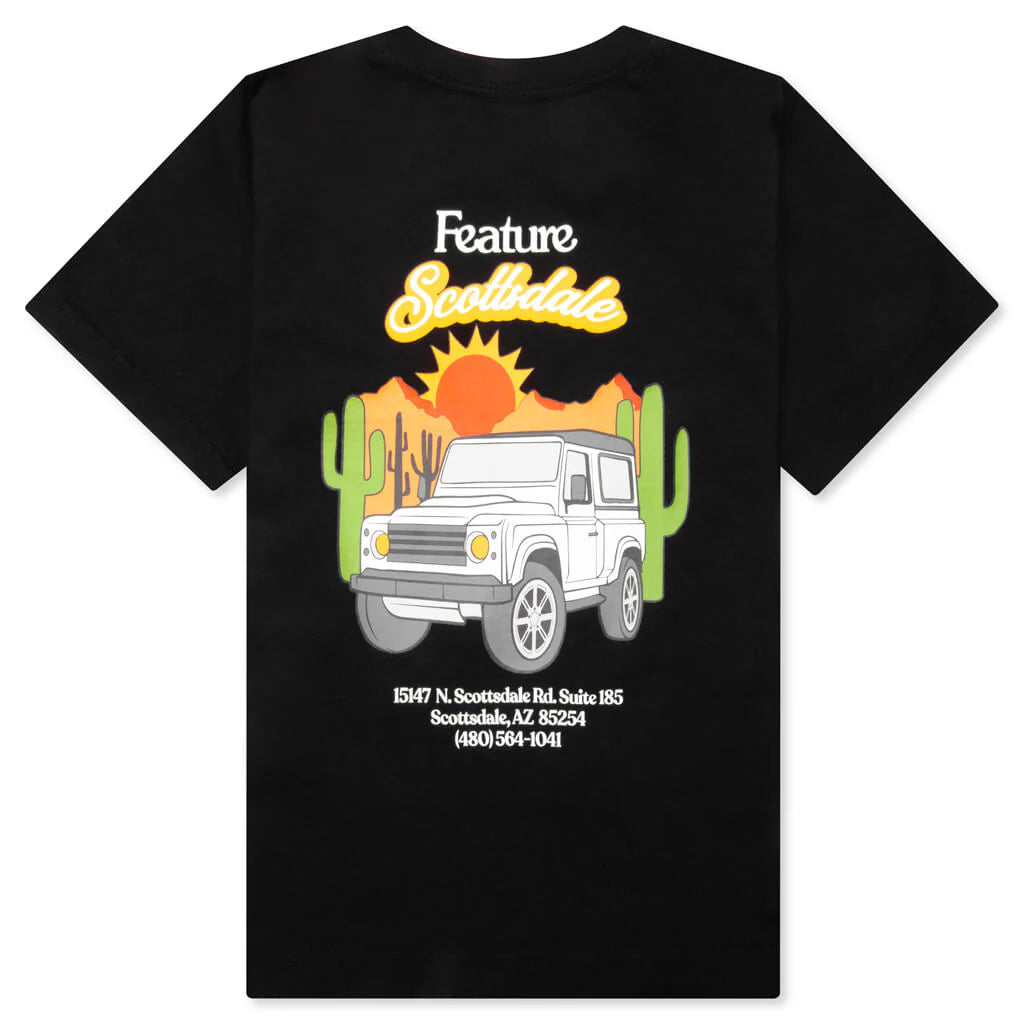 Kids Scottrover S S Tee Black