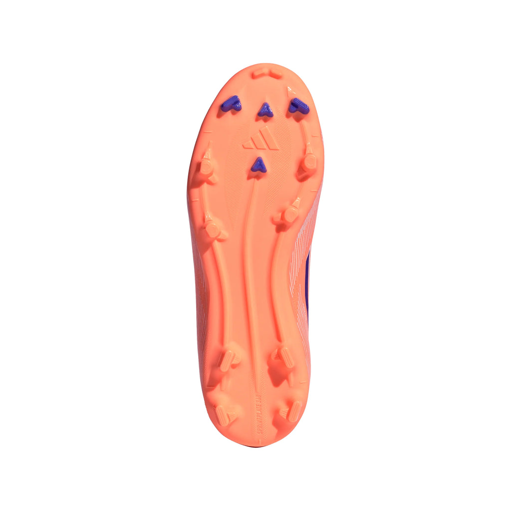 adidas F50 League FG MG Youth Soccer Cleats Orange Blue White