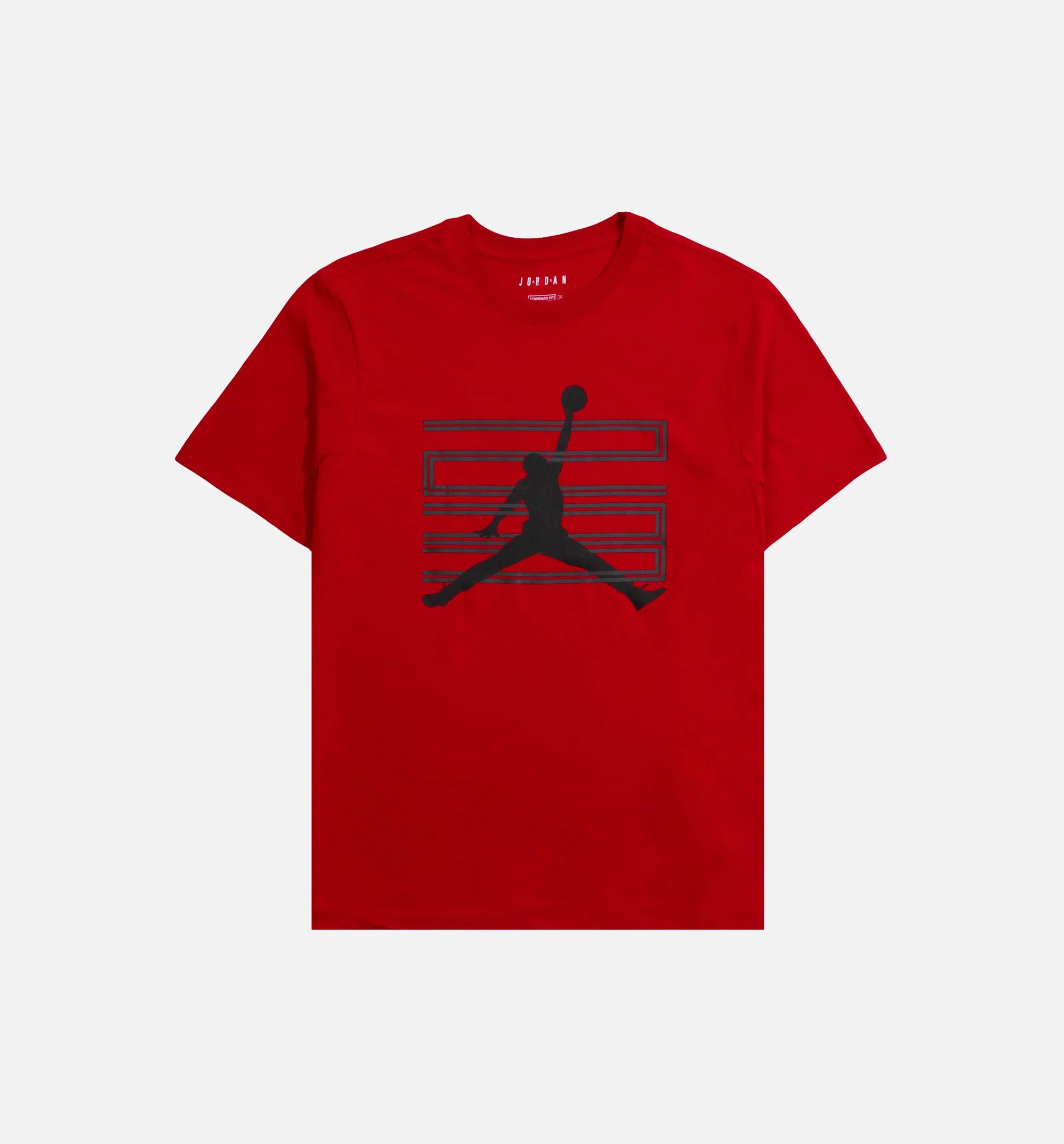 Air Jordan 11 Graphic Mens Short Sleeve Shirt Red