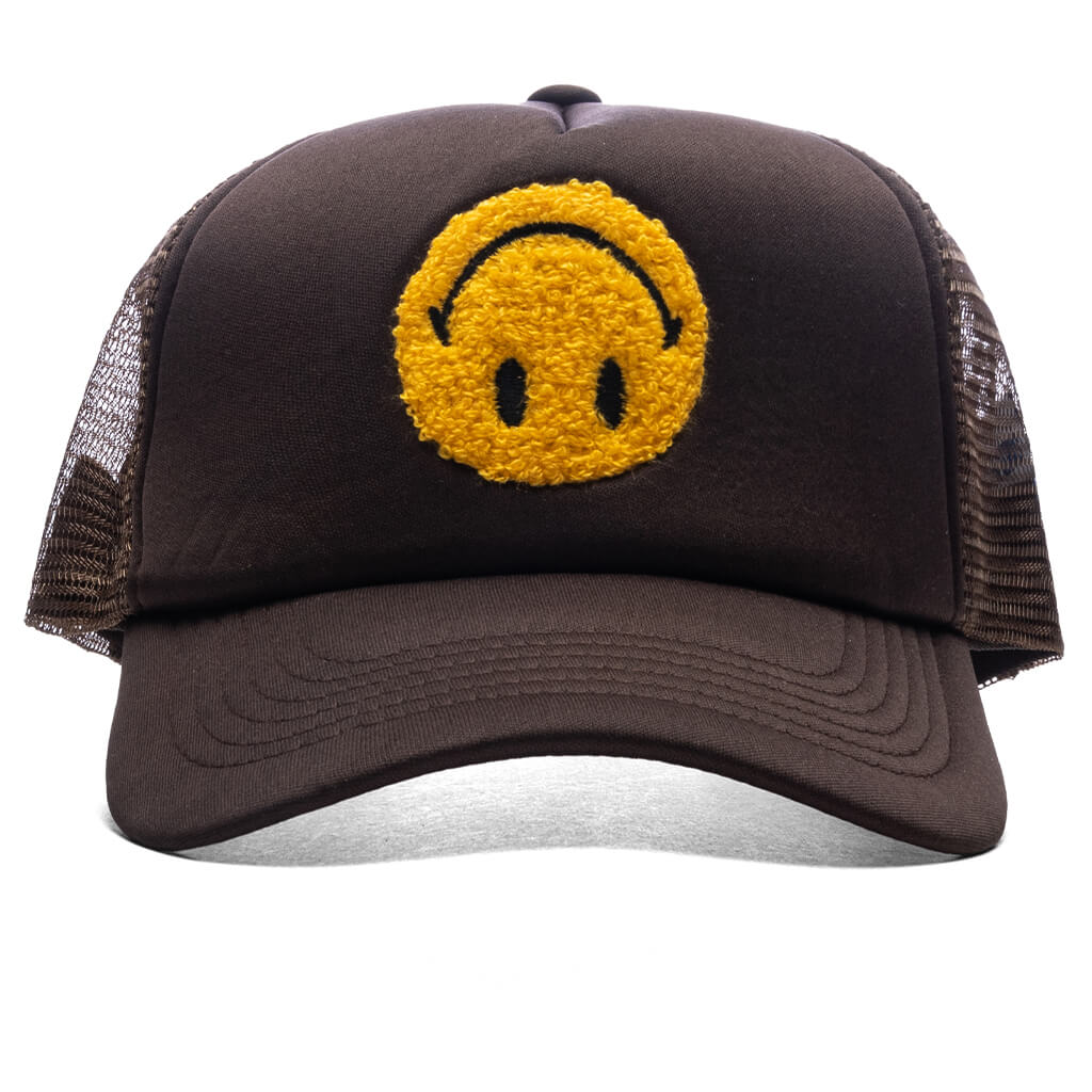 Smiley Upside Down Trucker Hat Acorn