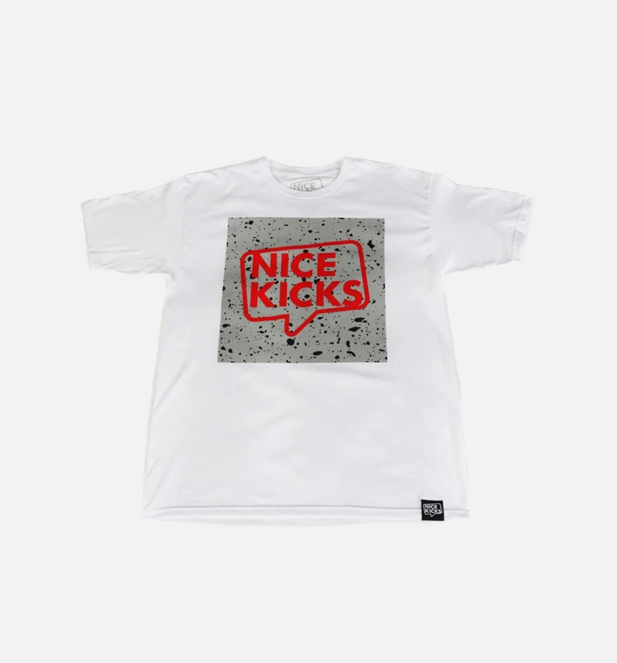 Nice Kicks Cement Tee White Red