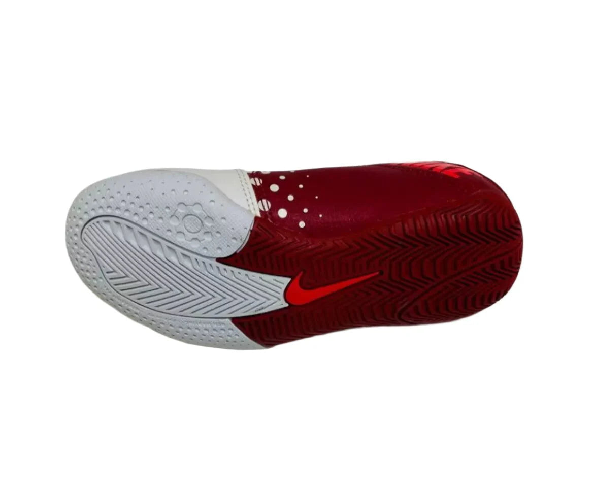 Nike JR 5 Elastico Indoor Soccer Shoes Red White