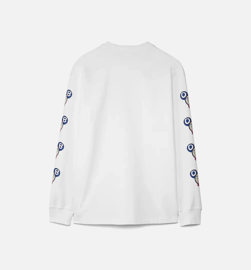 Takashi Murakami Dob Mens Long Sleeve Shirt White