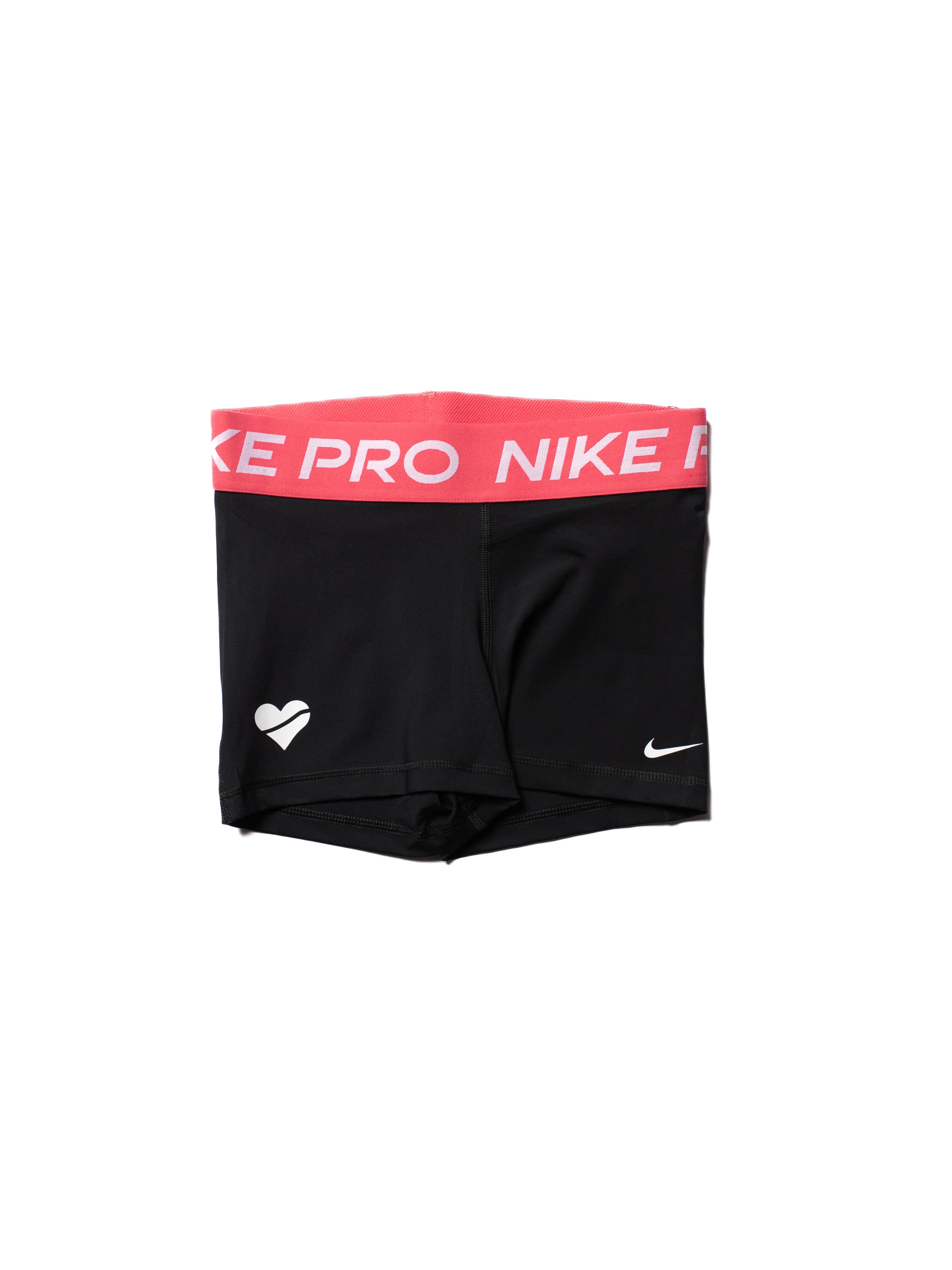 Nike Womens Pro 3 Heart Shorts