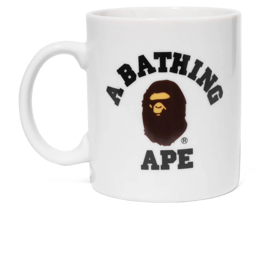 College Pottery Mug White