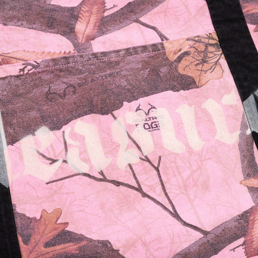 Pleasures x Juicy Couture Realtree Canvas Tote Pink Edge