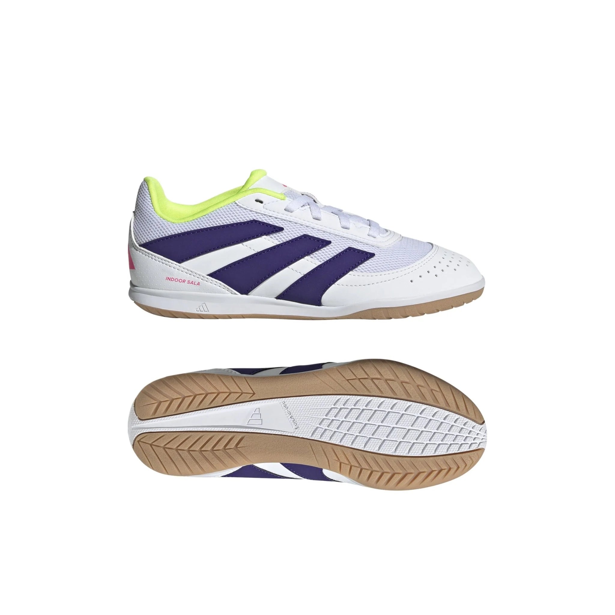 adidas Predator Club Sala Indoor Boots Junior White Purple