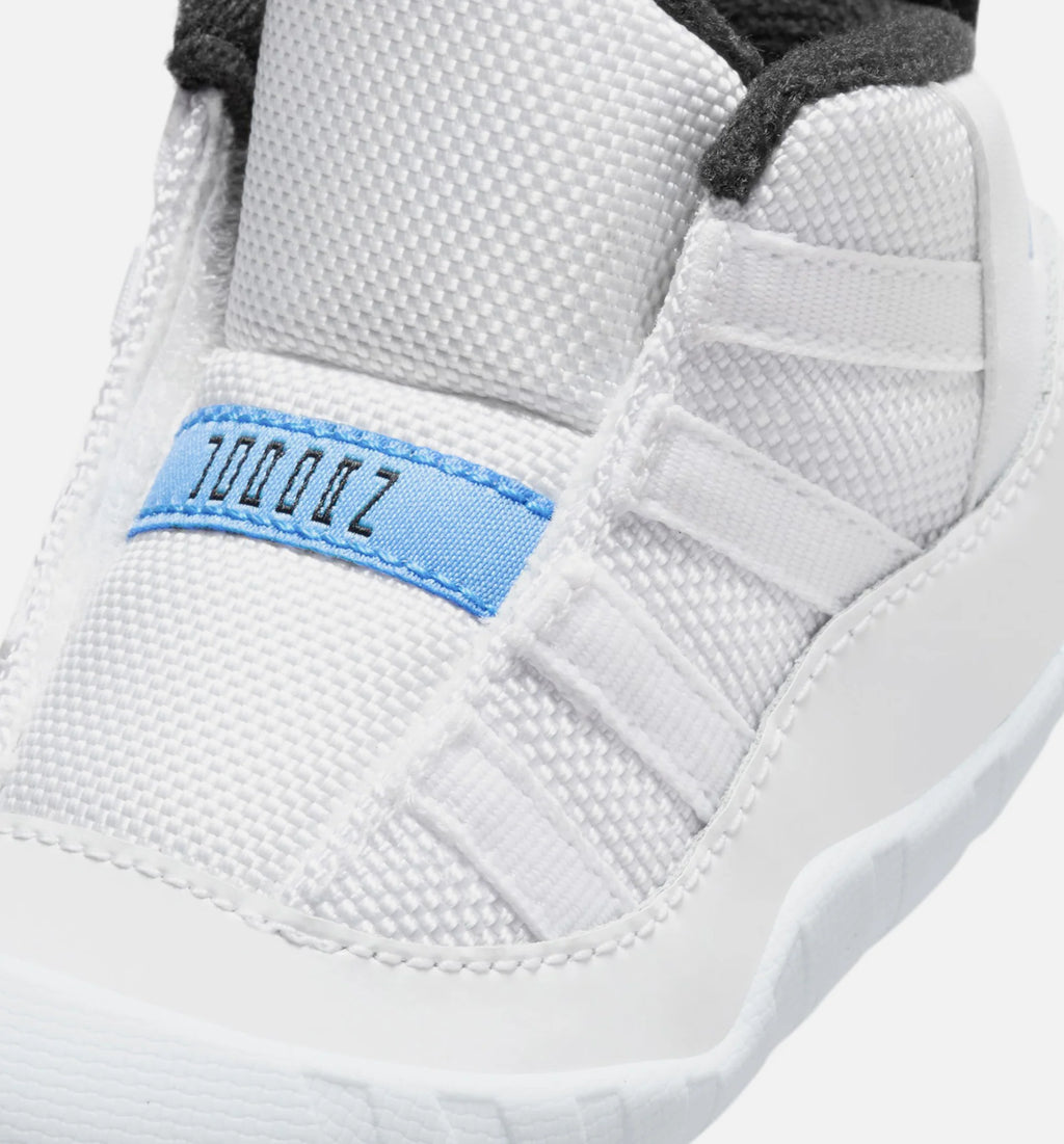 Air Jordan 11 Retro Legend Blue Infant Crib Bootie Lifestyle Shoe White Legend Blue Black Free Shipping