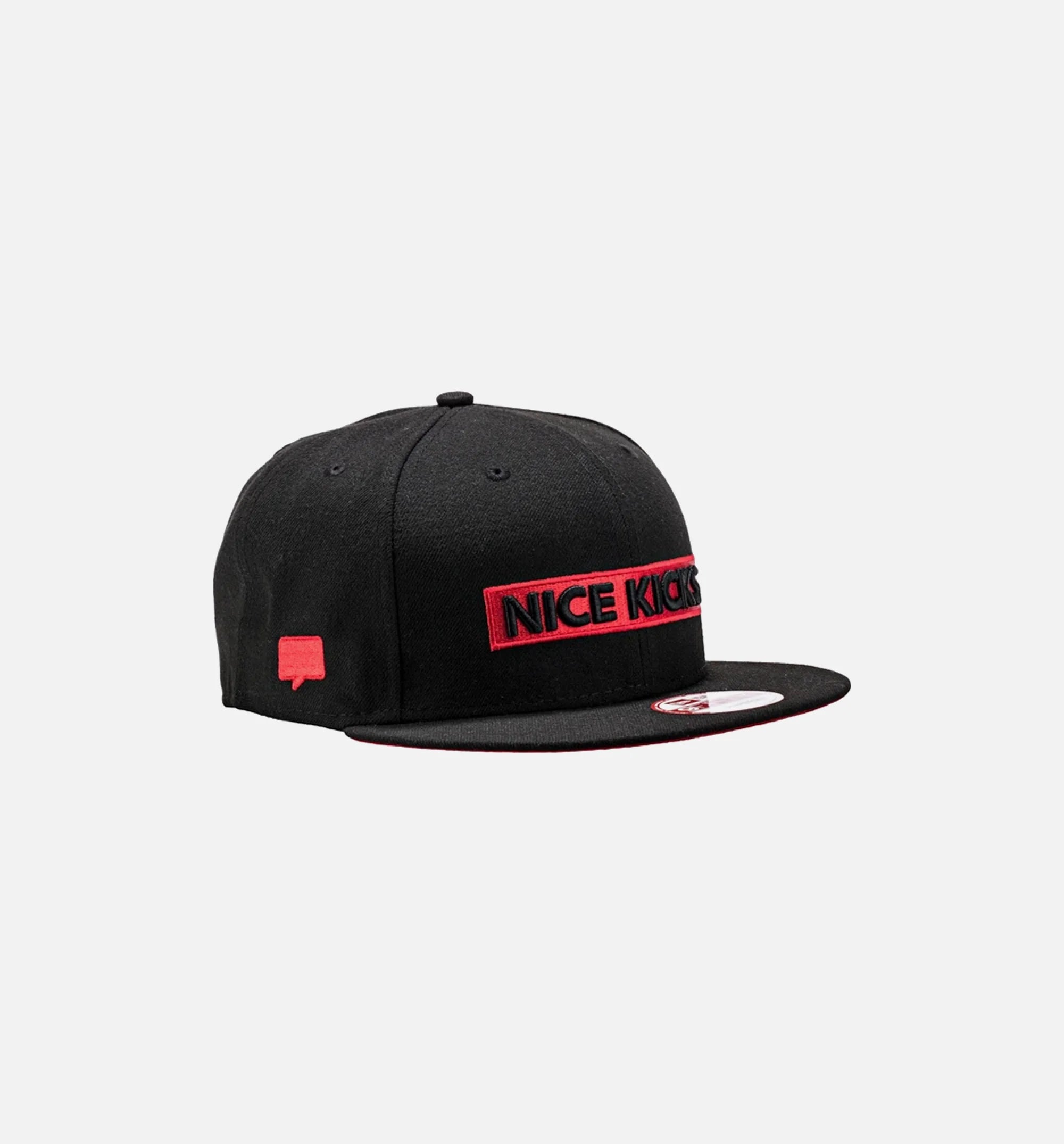 Nice Kicks X New Era Snapback Hat Black Red