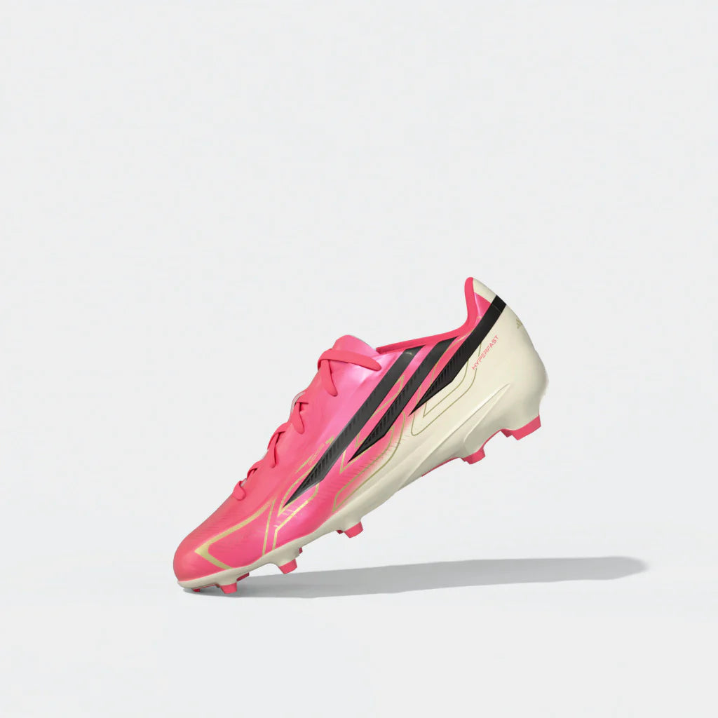 adidas F50 Hyperfast League Firm Ground Youth Soccer Cleats Turquesa Black Gold