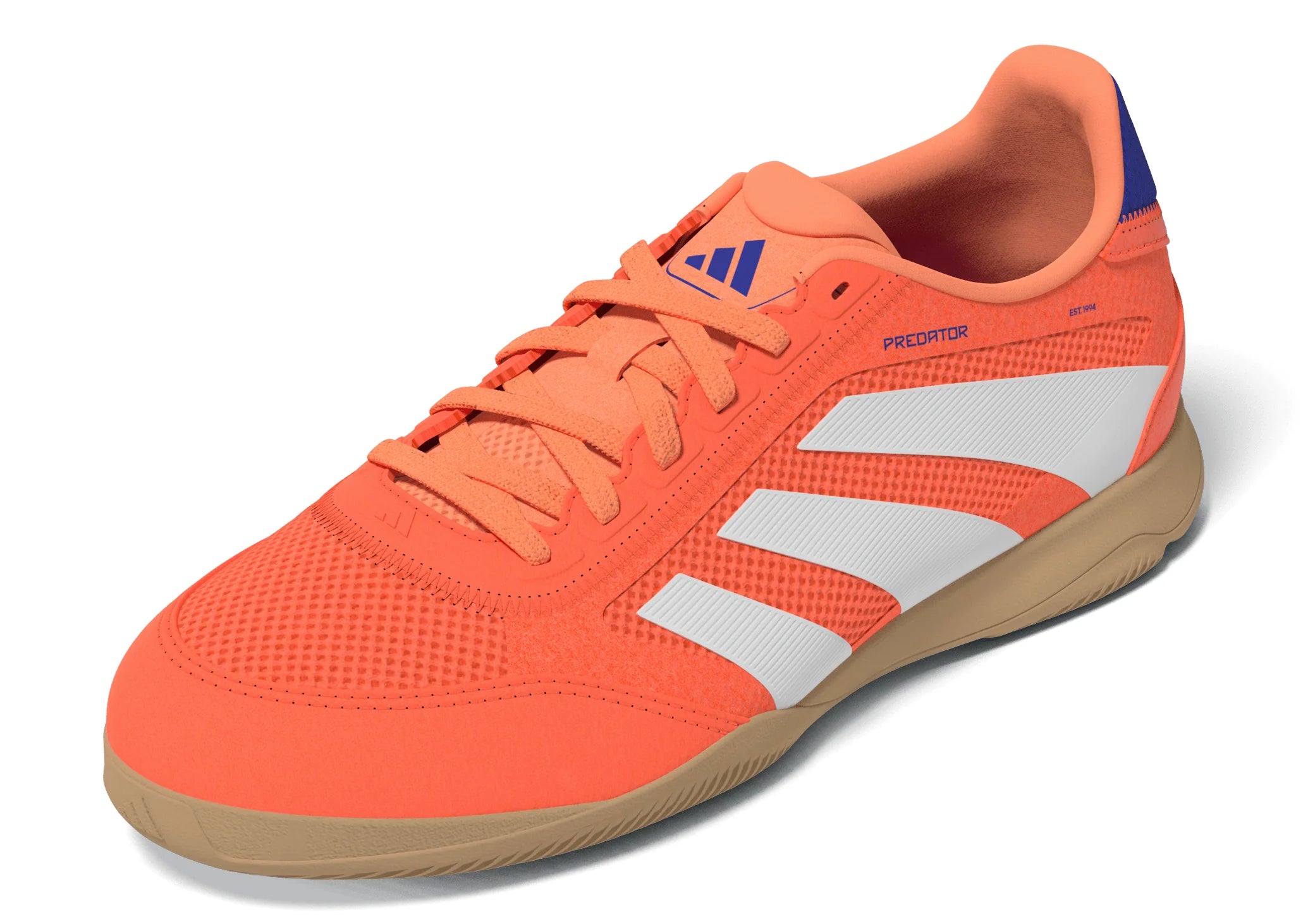 adidas Predator League IN Indoor Youth Soccer Shoes Orange White