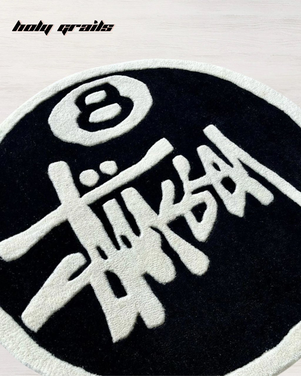 Stussy 8 Ball Hand Tufted Rug