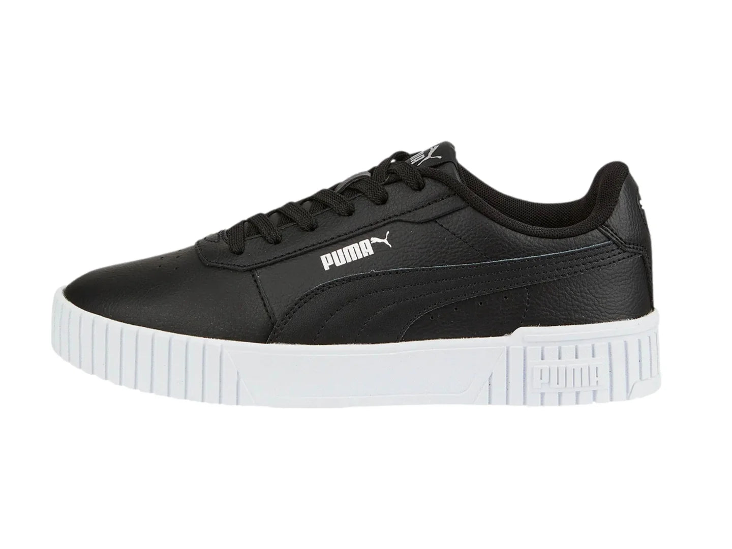 Tenis PUMA Carina 20 Negro y Plata para Mujer