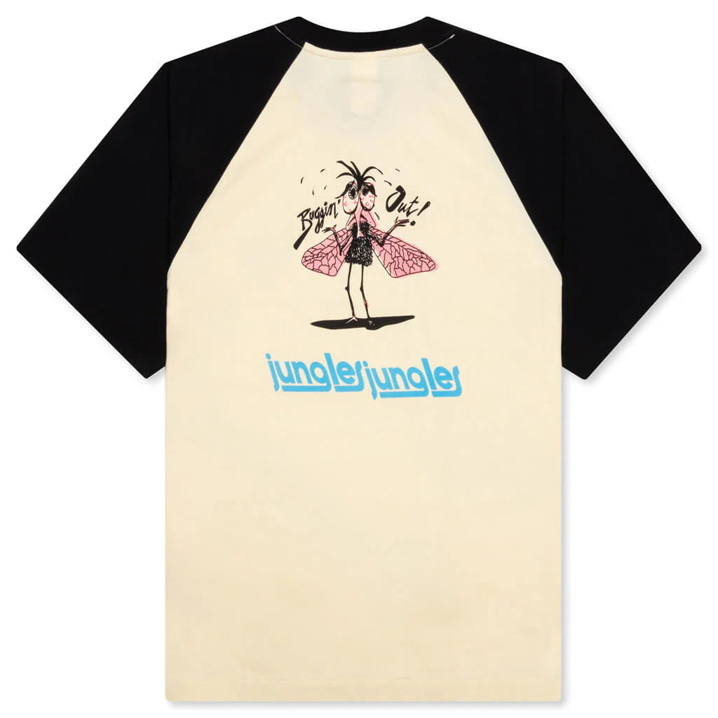 Buggin out S S Tee Black White