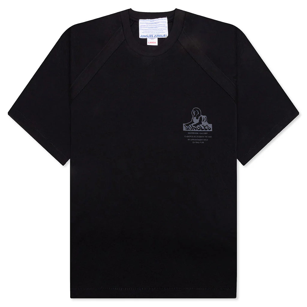 Sphinx Raglan Tee Black