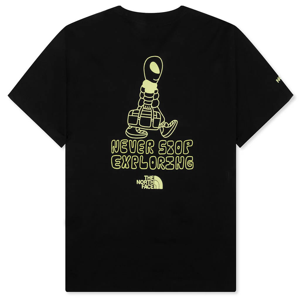 Alien Relaxed S S Graphic Tee Black