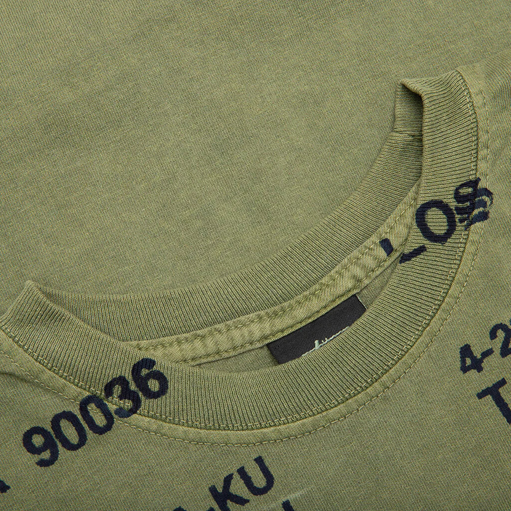 Locations Pigment Dyed Tee Olive