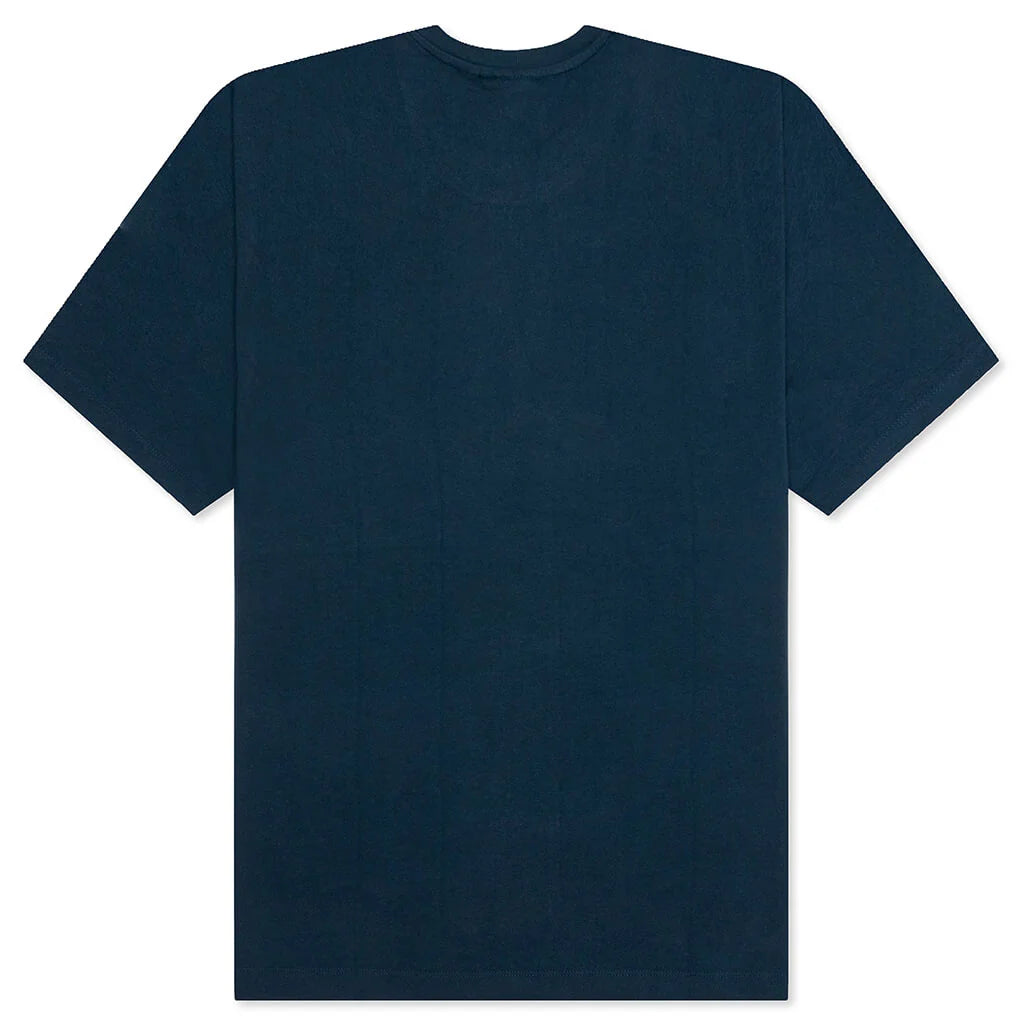 Distortion Table T Shirt Navy Blue